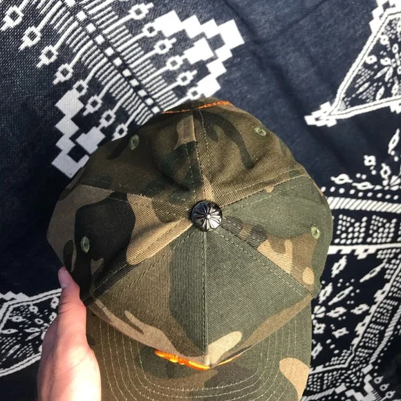 Chrome Hearts ★ AUTHENTIC Camo “CH” Baseball Cap - Picture 4 of 12